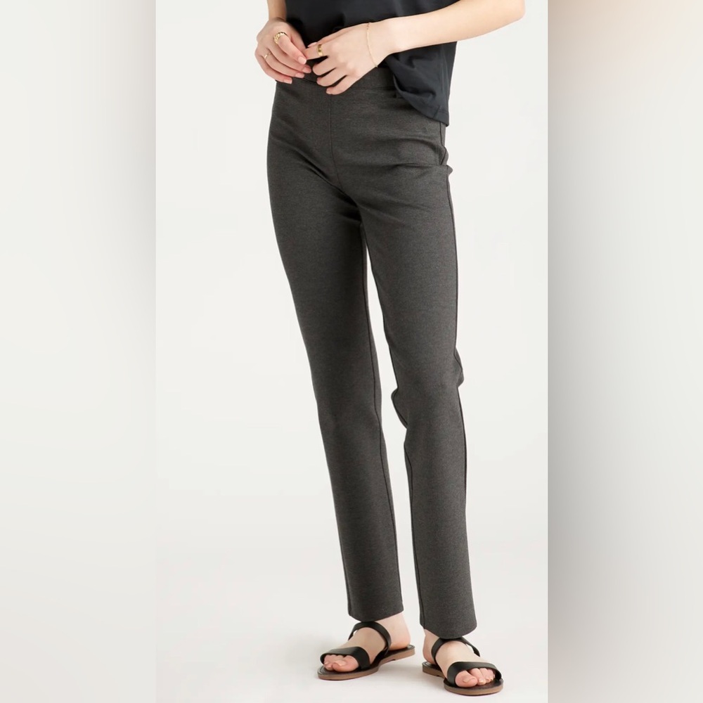 Quince PETITE ponte pants, small 26” inseam